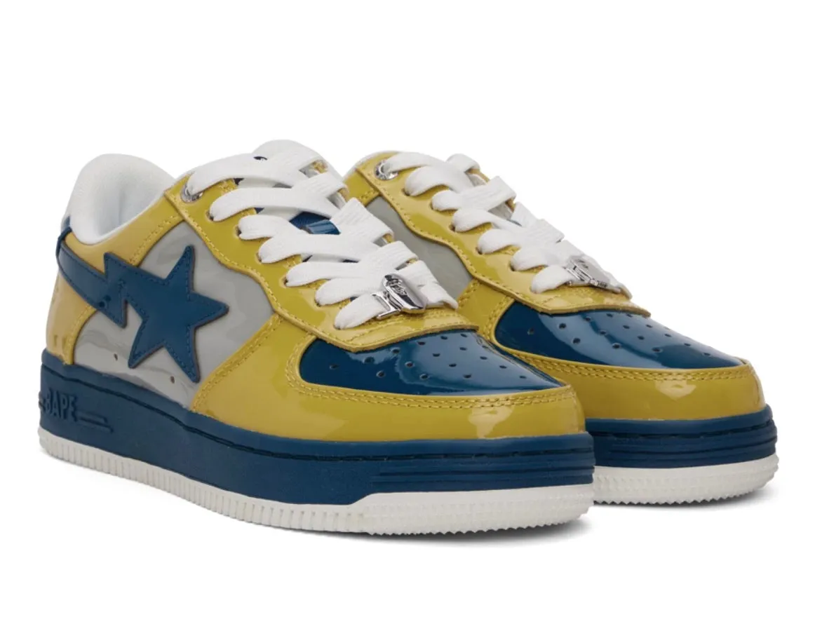 A BATHING APE BAPE STA NOSTALGIC BLUE YELLOW