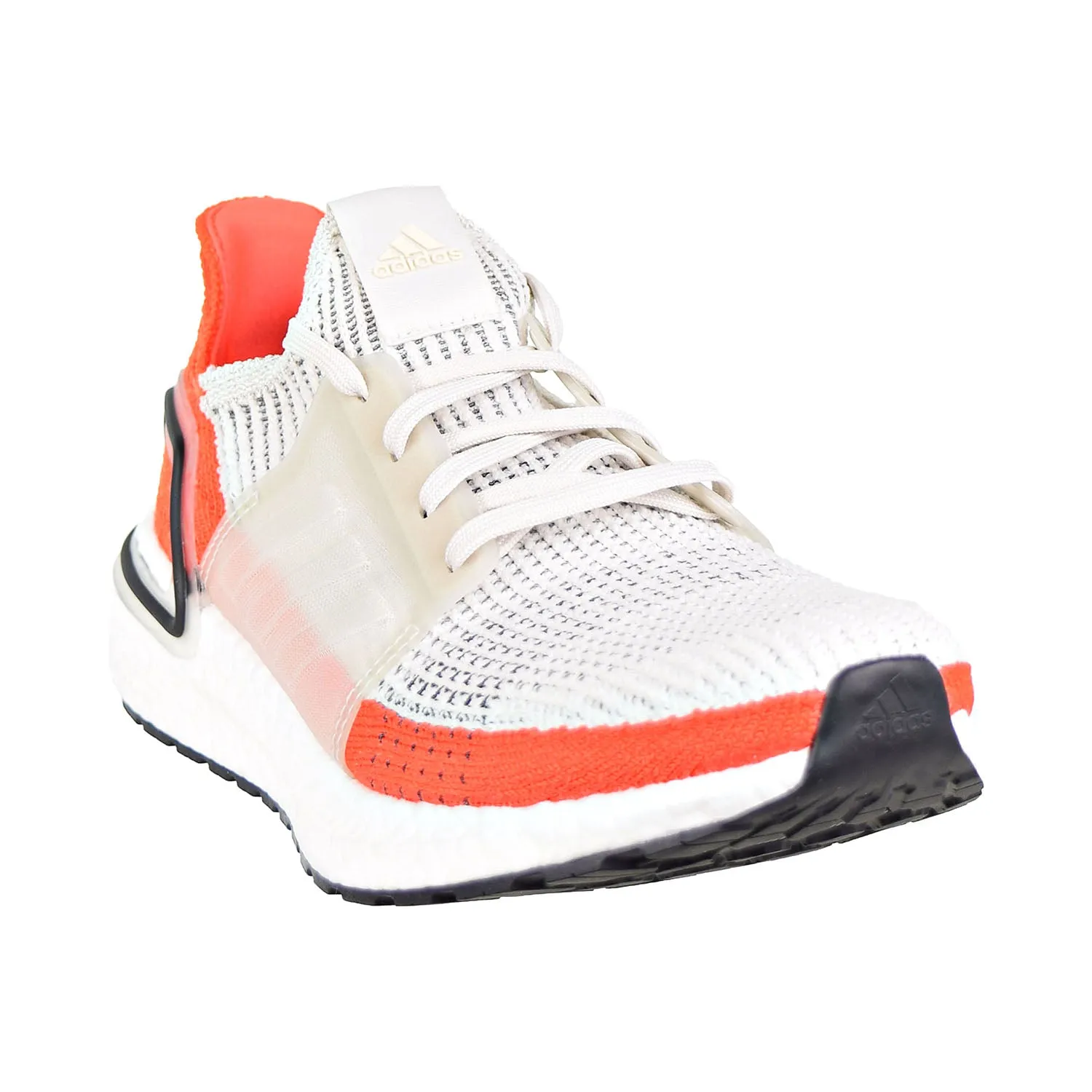 Adidas Ultraboost 19 Men's Shoes Raw White/Active Orange