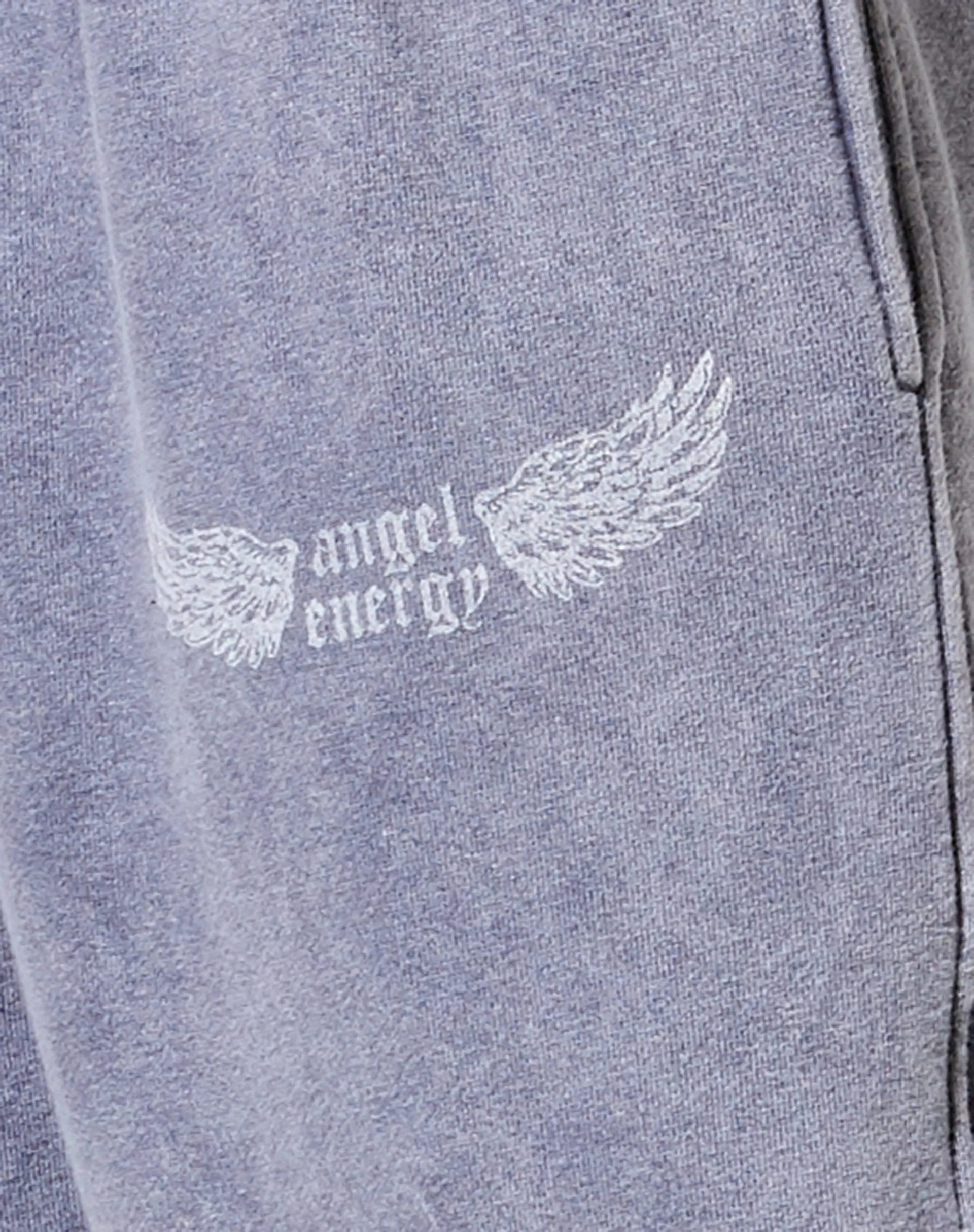 Basta Jogger in Charcoal Wash 'Angel Energy' Wings