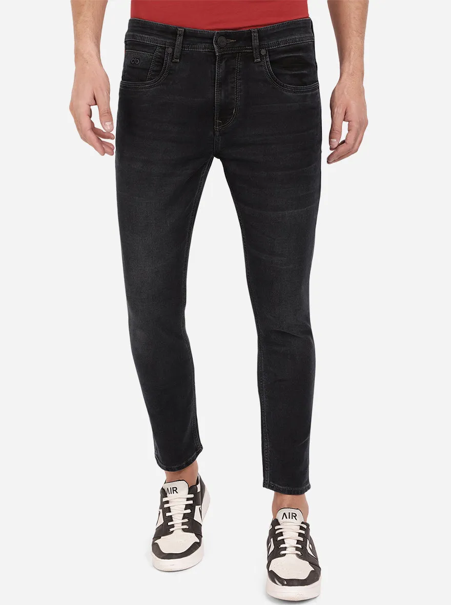 Black Washed Rider Fit Jeans | JadeBlue