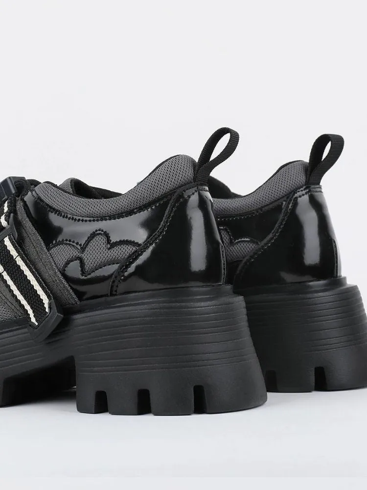 Border Band Sporty Casual Platform Shoes【s0000002670】