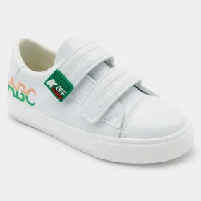 Boys Sneakers 2358B-White/Green