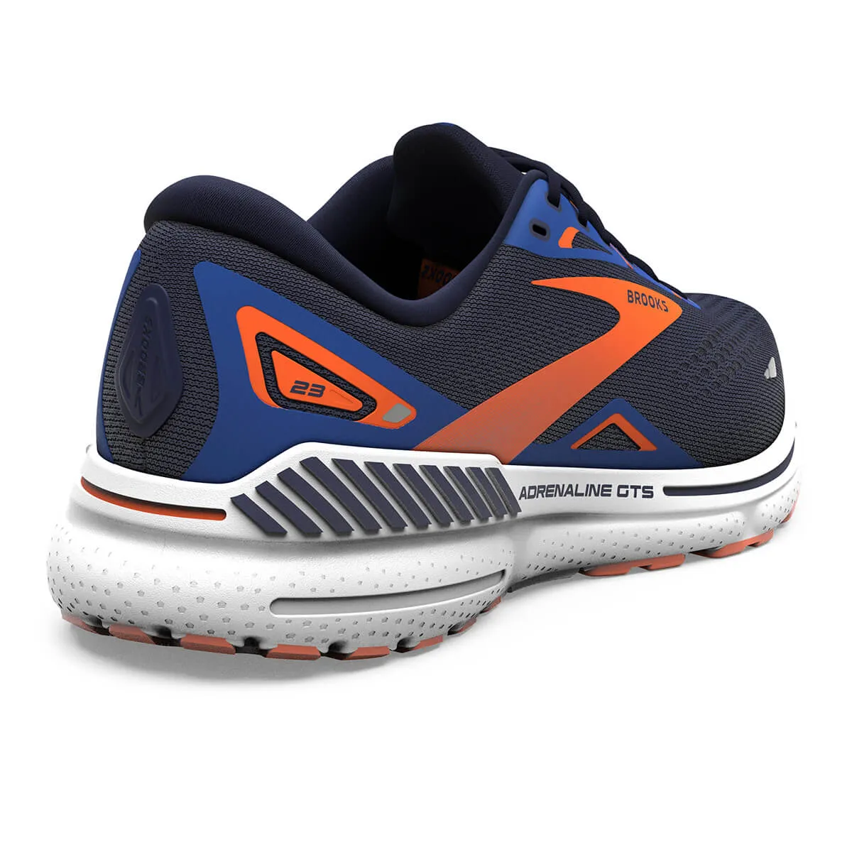 Brooks Adrenaline GTS 23 Mens | Peacoat/orange/surf the Web