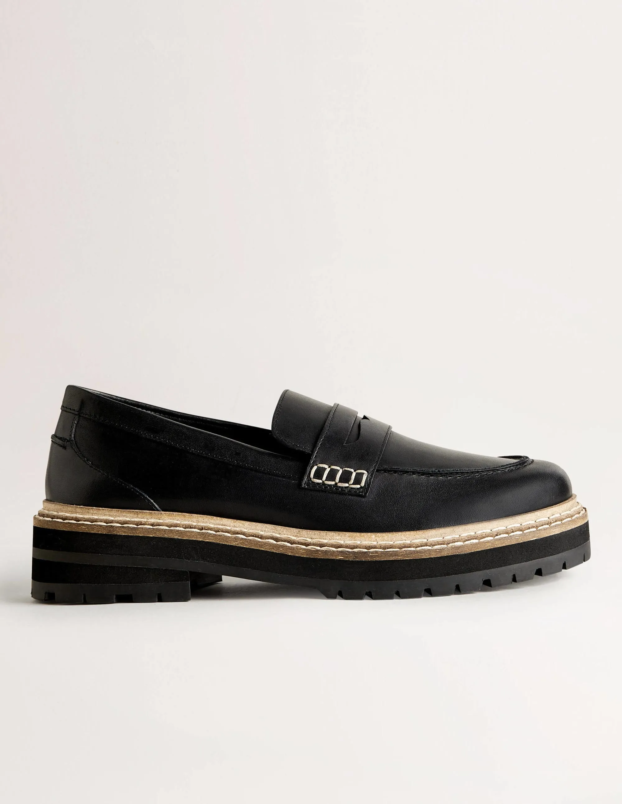 Chunky Loafers-Black