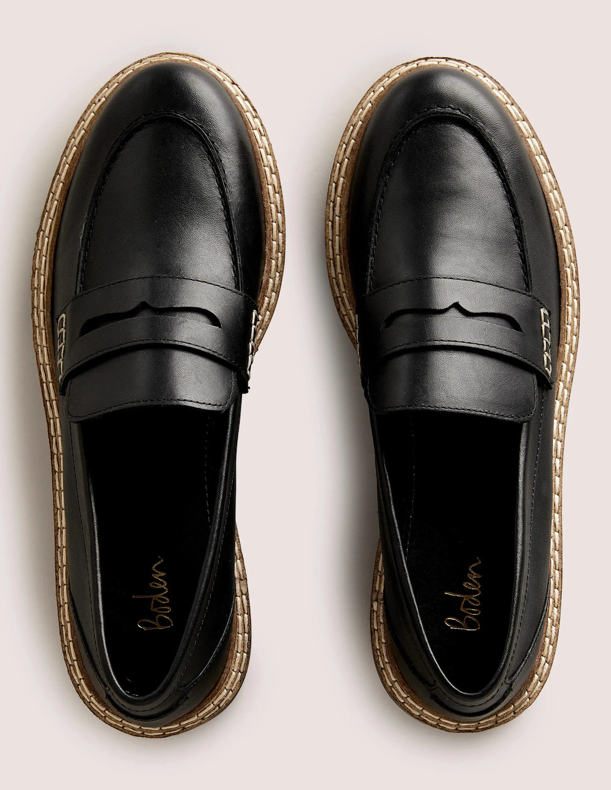 Chunky Loafers-Black