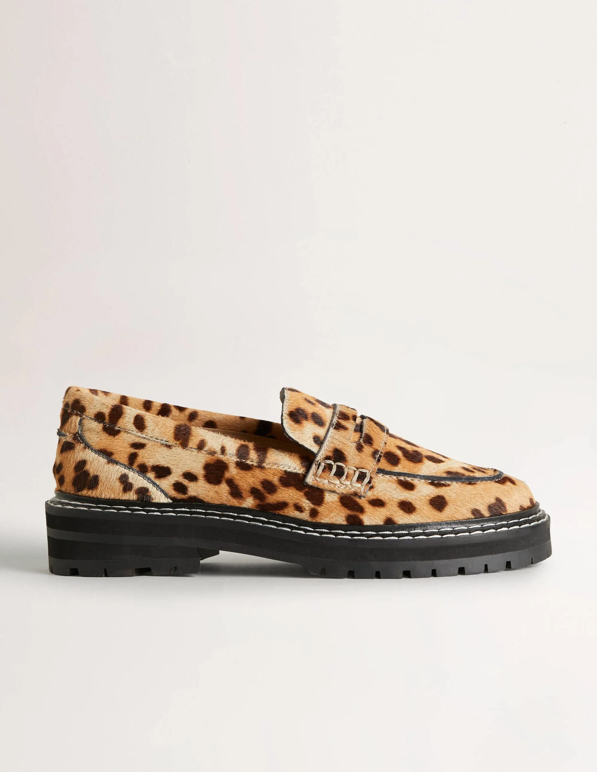 Chunky Loafers-Leopard