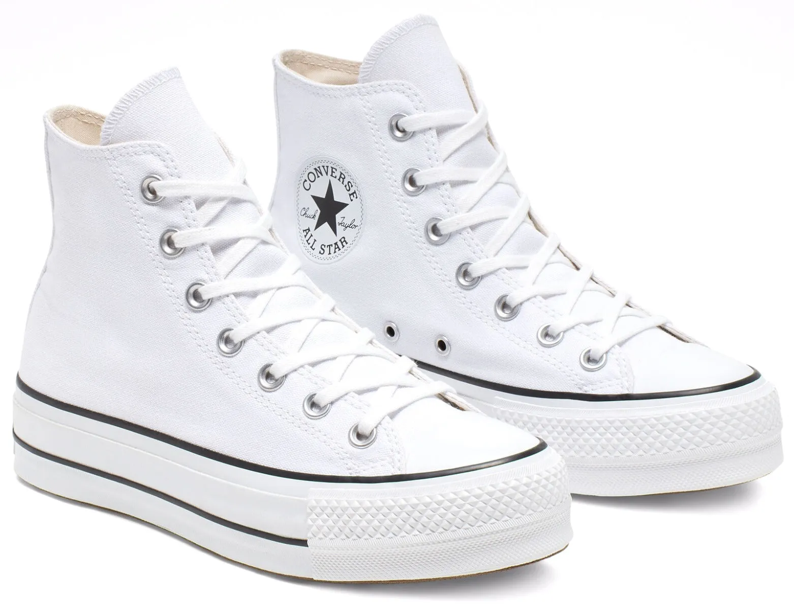 Converse Womens Chuck Taylor All Star Hi Top Lift White