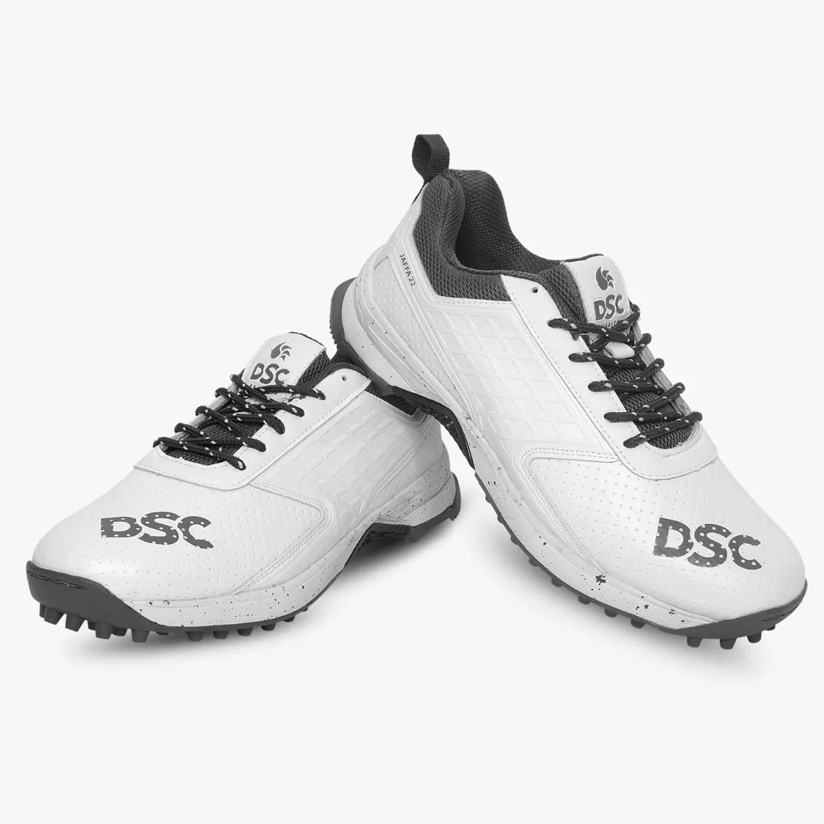 DSC Jaffa 22 Cricket Shoes (White/Grey)