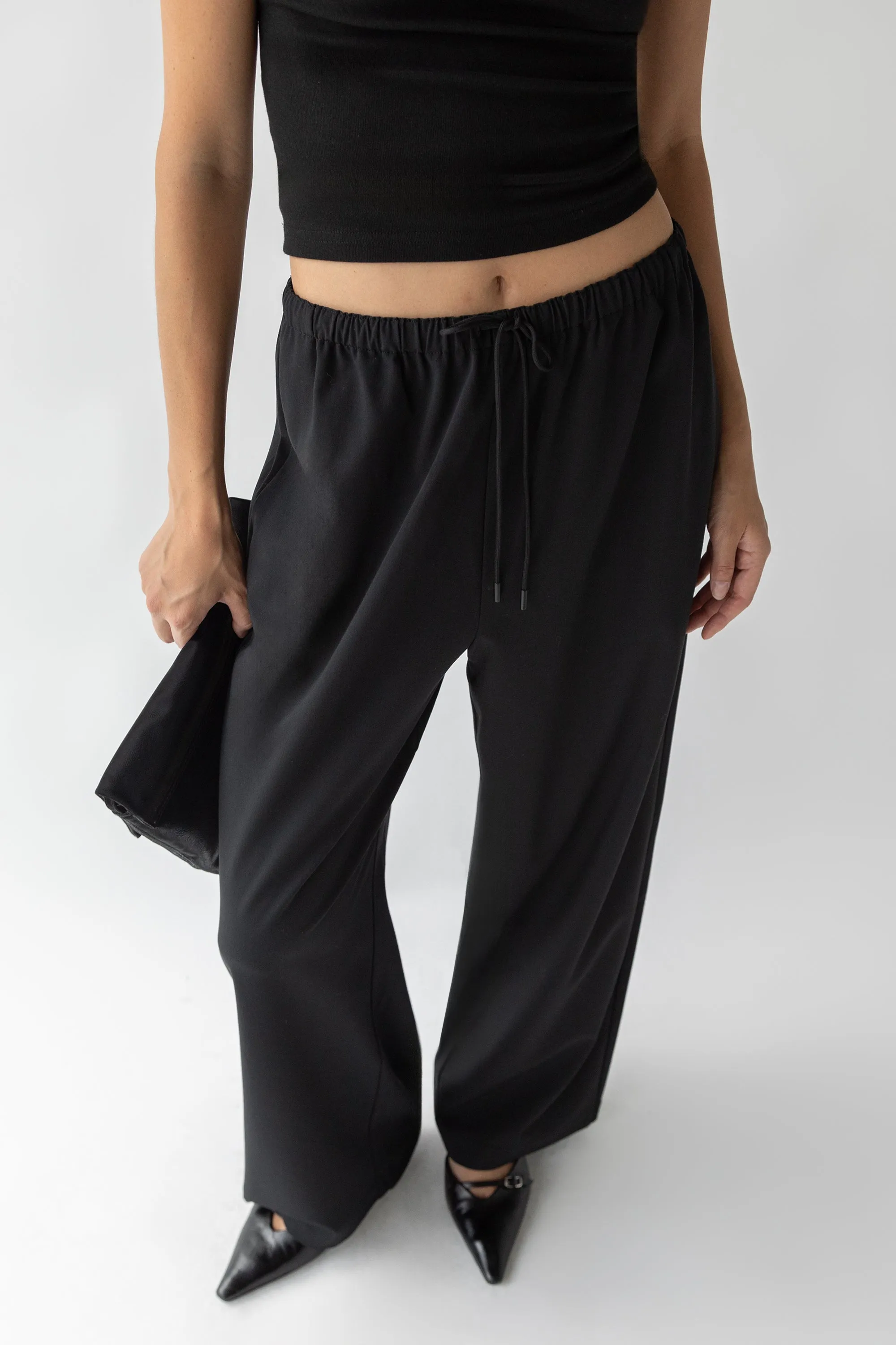 ELASTIC WAIST DRESS PANT