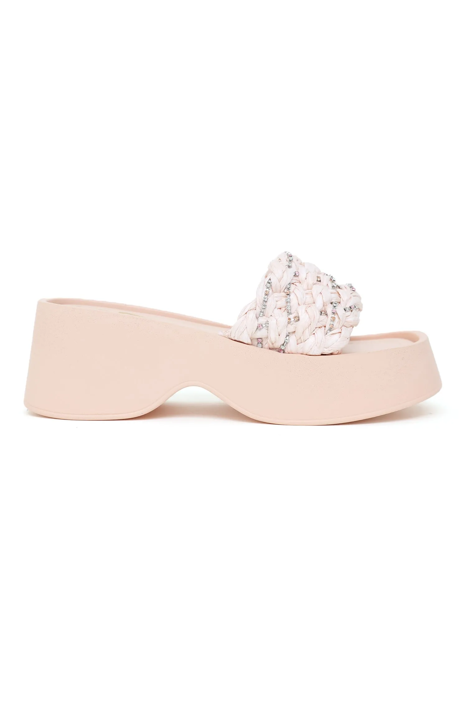 ELEVATED PLATFORM SLIDES-PINK