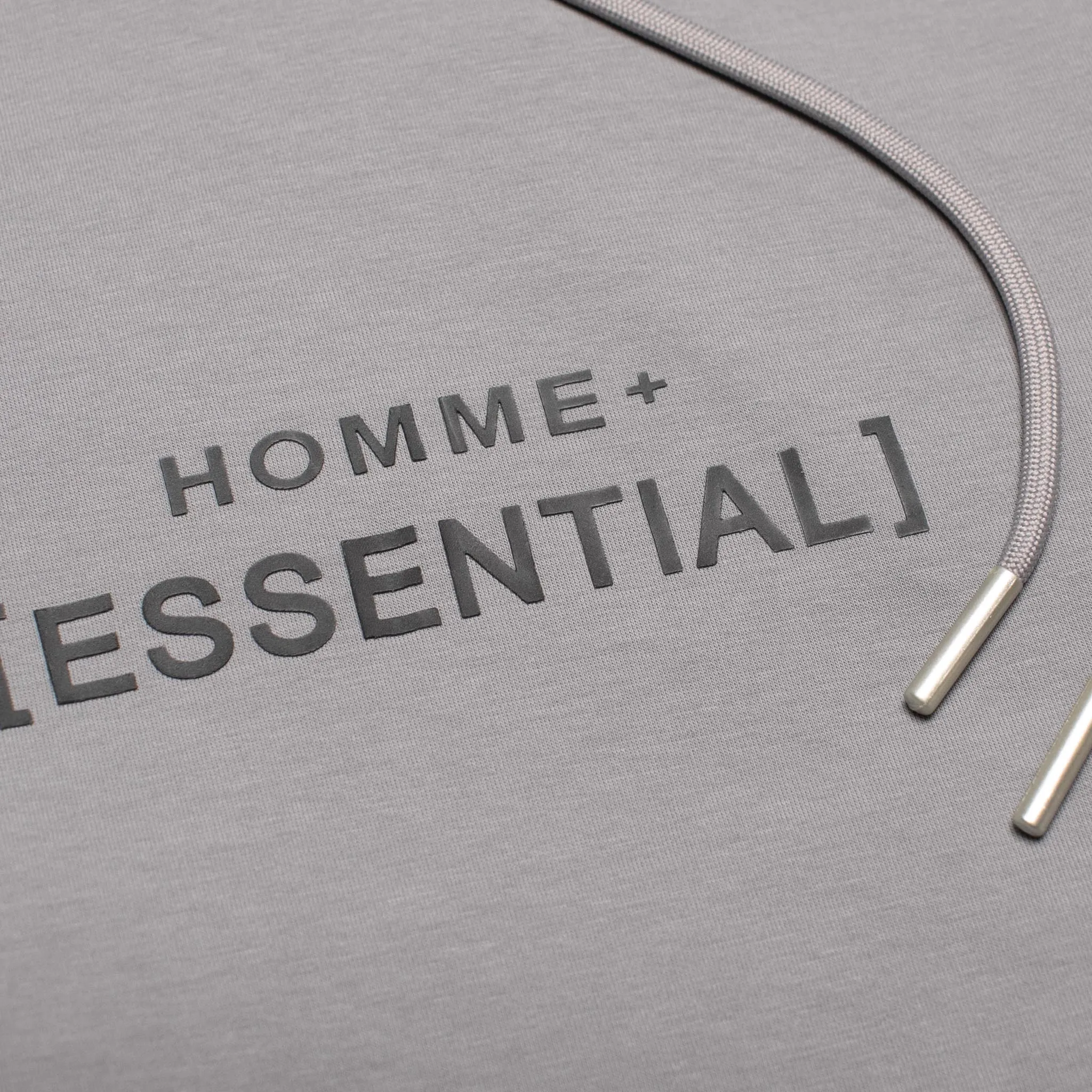 HOMME  Lightweight 'ESSENTIAL' Hoodie Cement