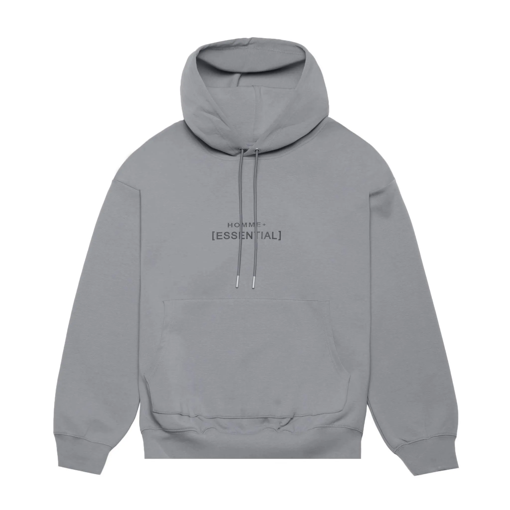 HOMME  Lightweight 'ESSENTIAL' Hoodie Cement