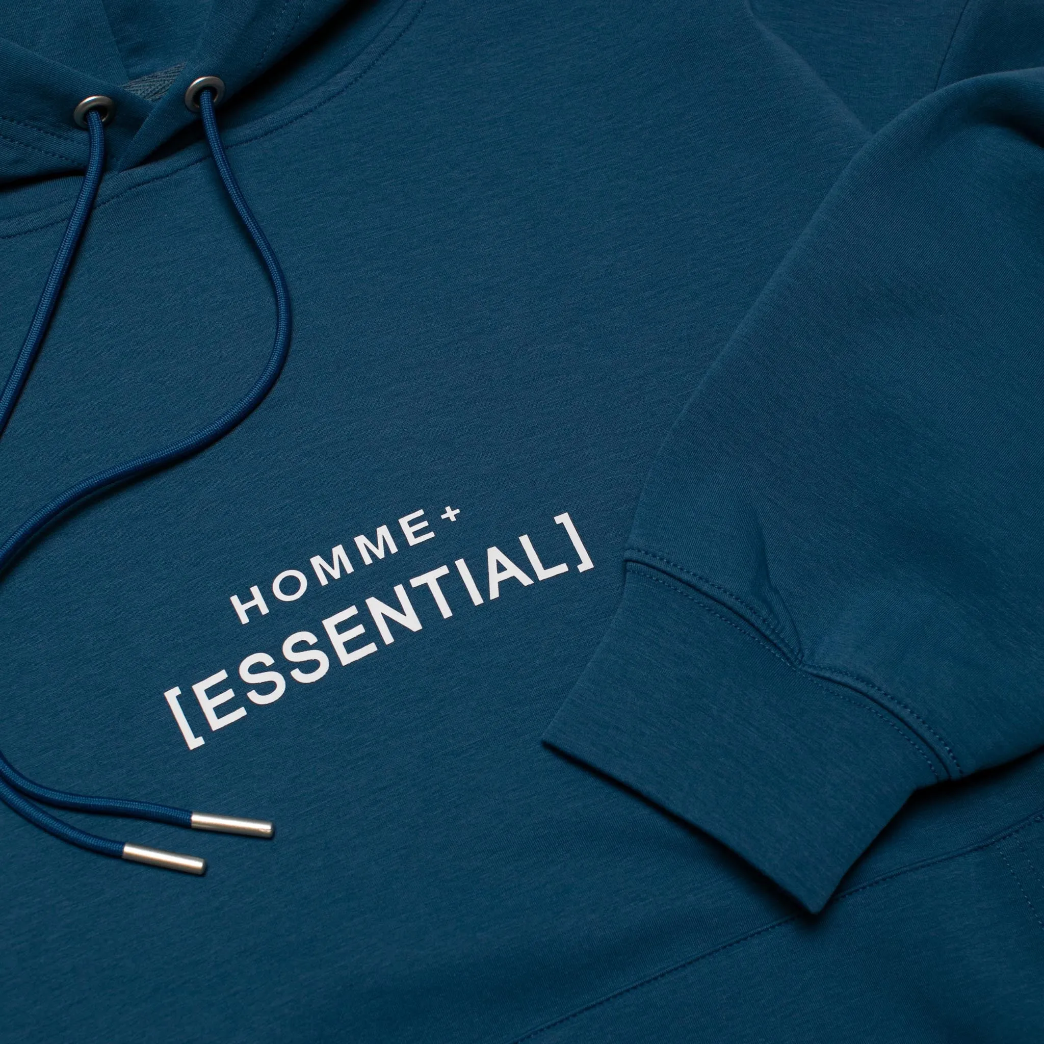 HOMME  Lightweight 'ESSENTIAL'Hoodie Teal