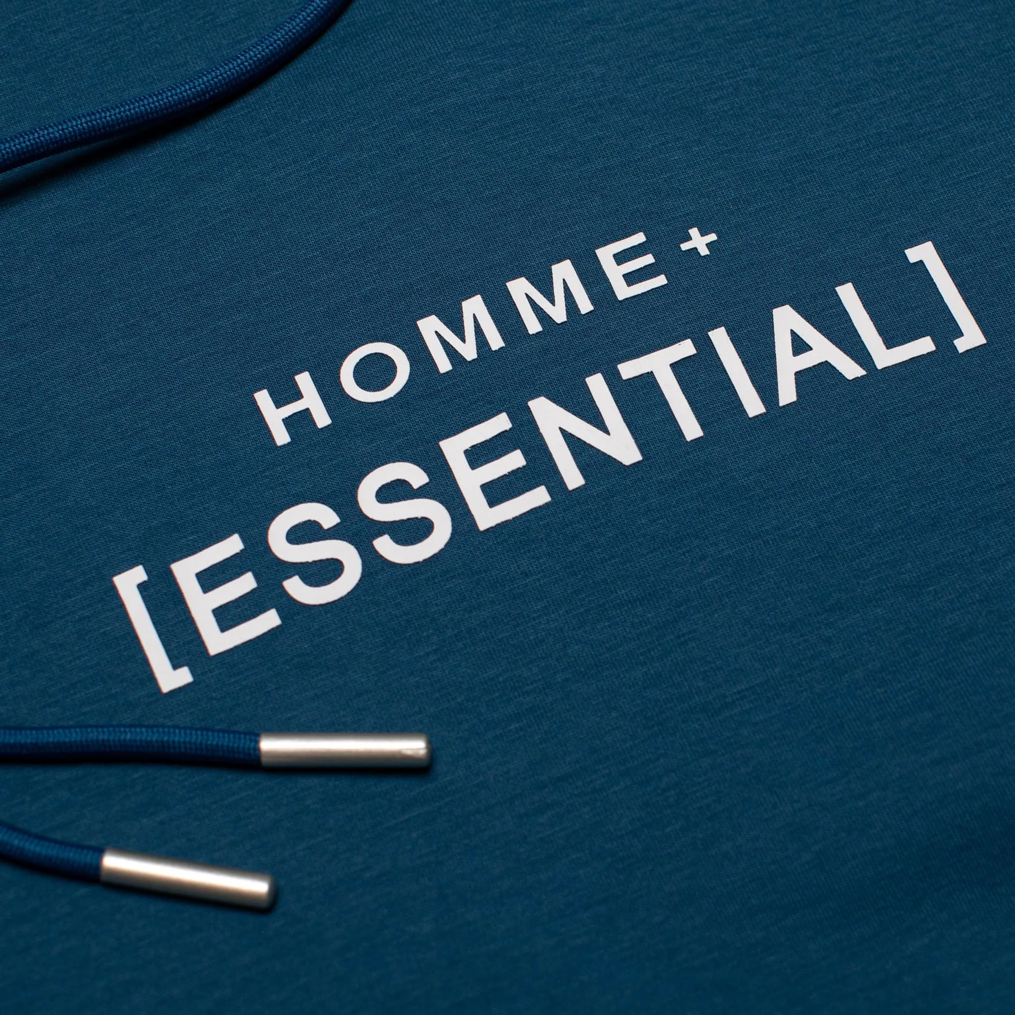 HOMME  Lightweight 'ESSENTIAL'Hoodie Teal