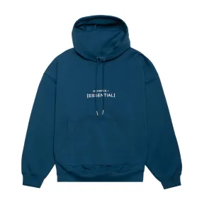 HOMME  Lightweight 'ESSENTIAL'Hoodie Teal