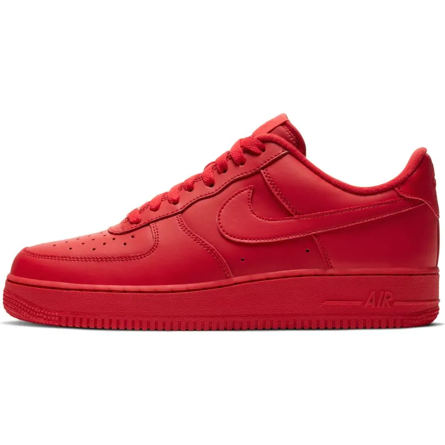 Mens Nike Air Force 1 '07 LV8 - UNIVERSITY RED