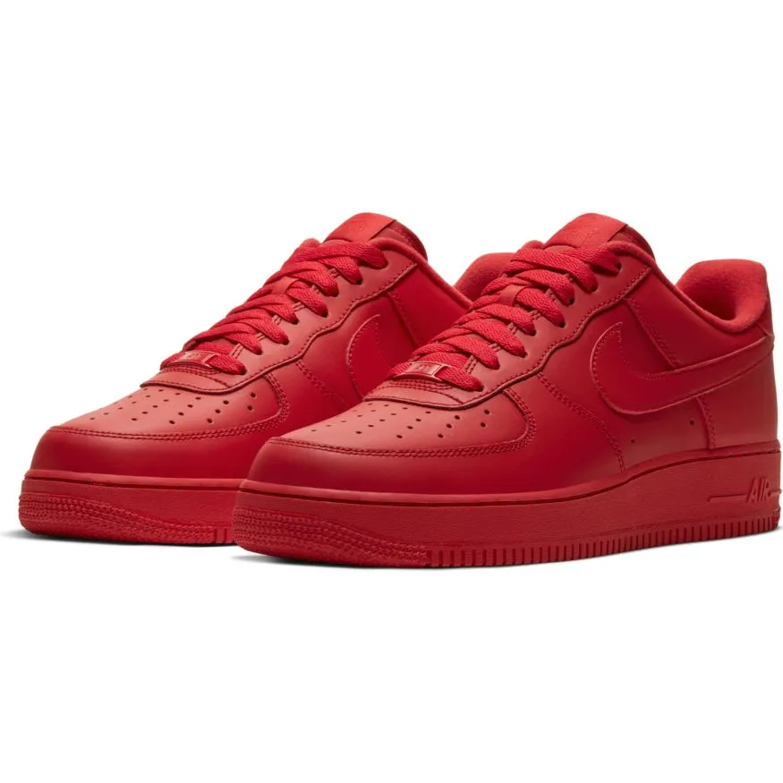 Mens Nike Air Force 1 '07 LV8 - UNIVERSITY RED