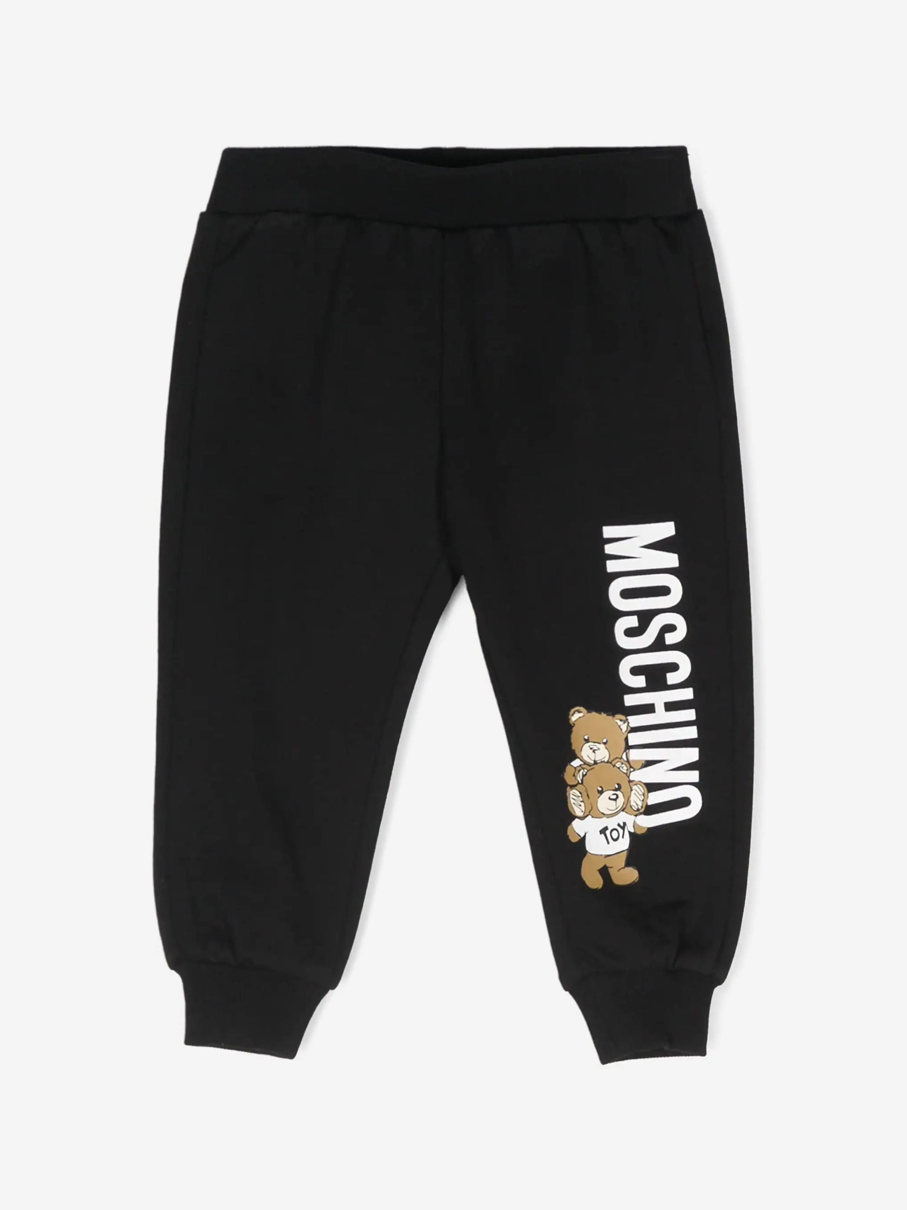 Moschino Baby Bear Logo Joggers in Black