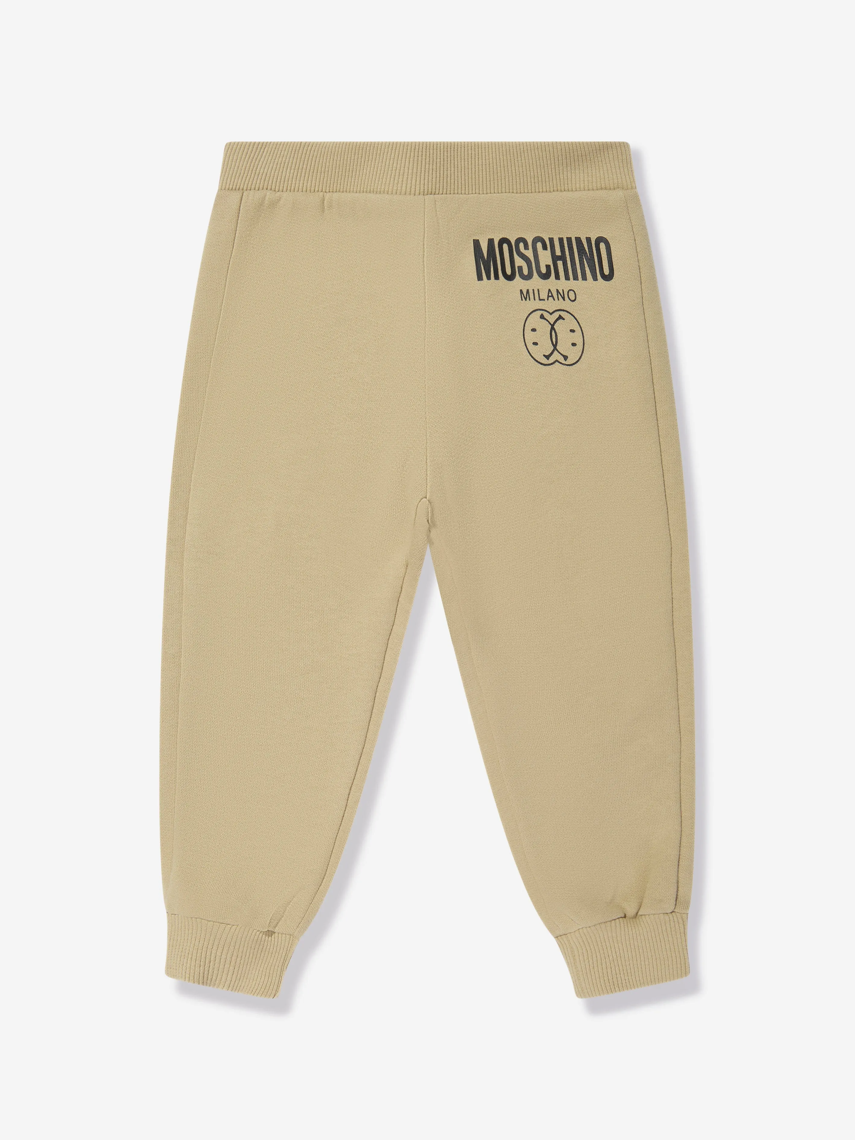 Moschino Baby Boys Milano Logo Tracksuit in Brown