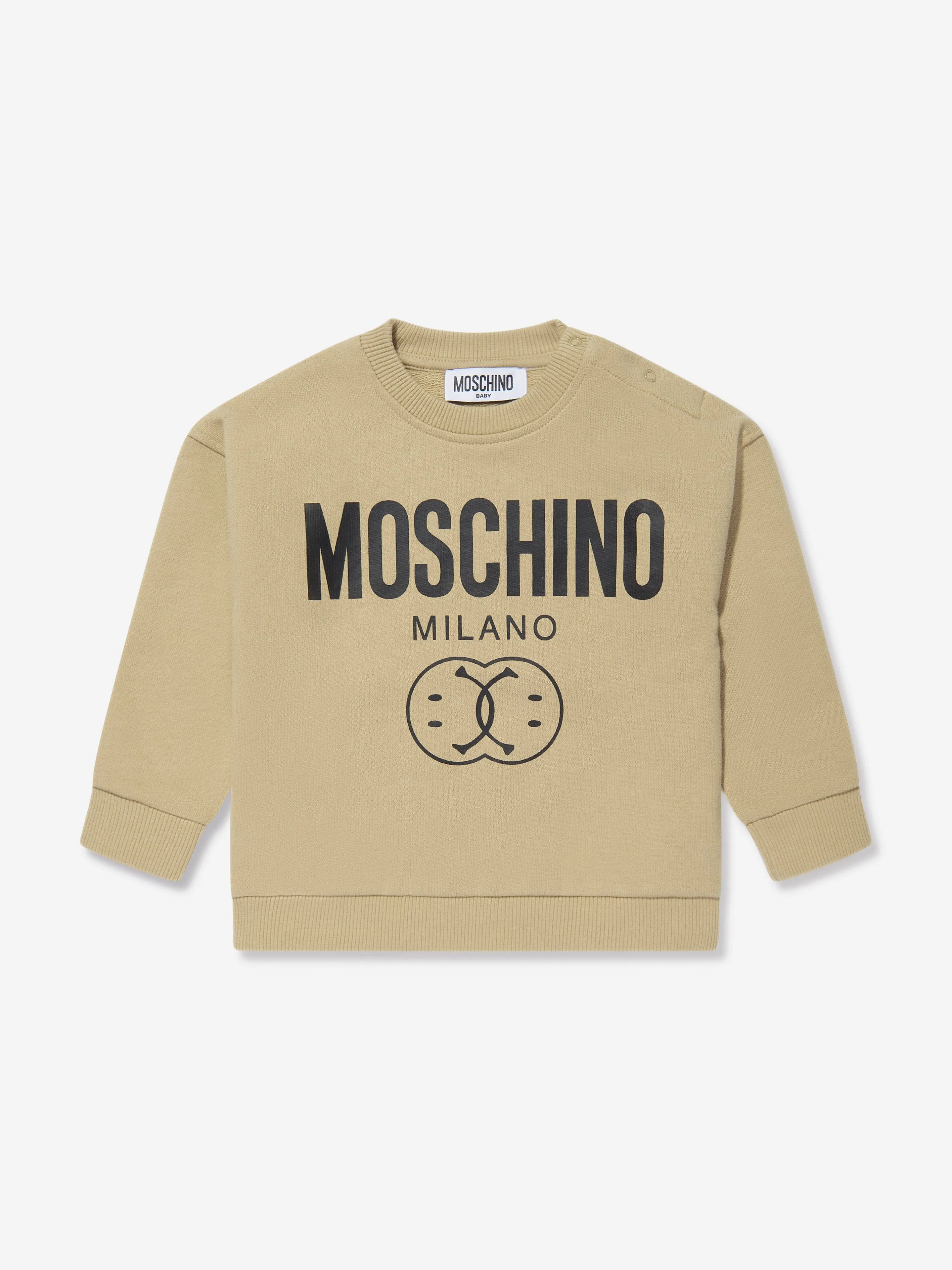 Moschino Baby Boys Milano Logo Tracksuit in Brown