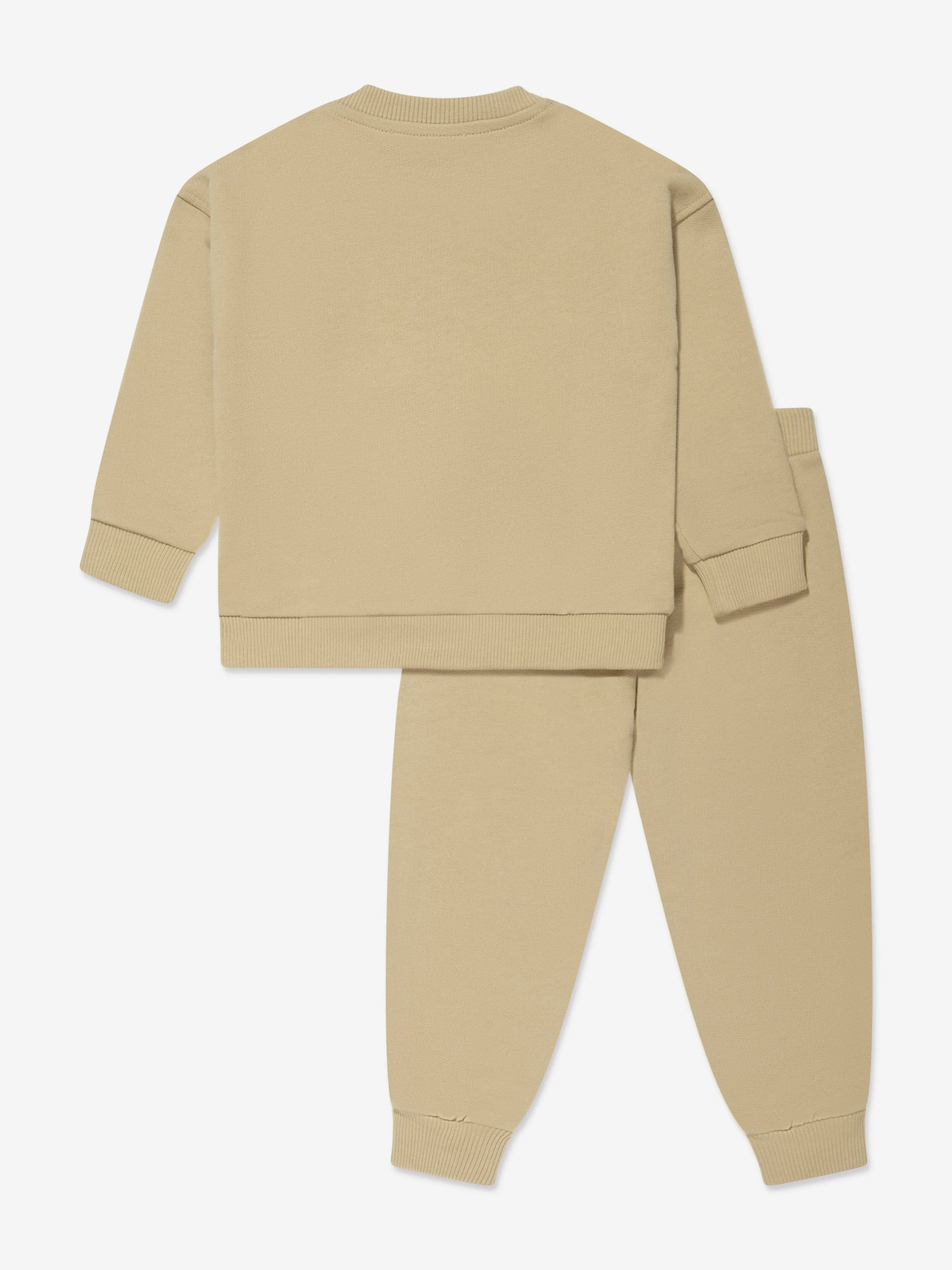 Moschino Baby Boys Milano Logo Tracksuit in Brown