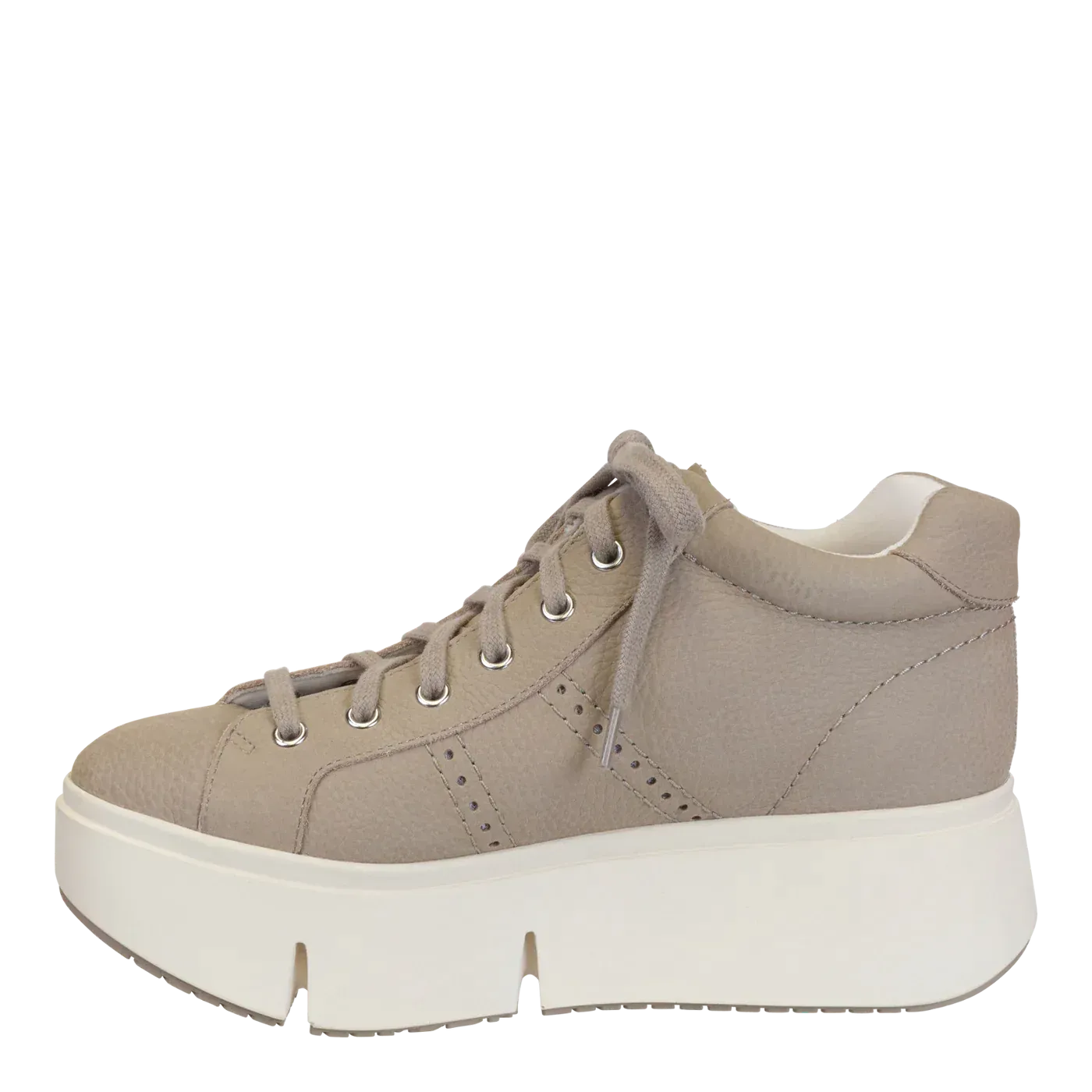 Naked Feet Essex Greige Platform Sneakers