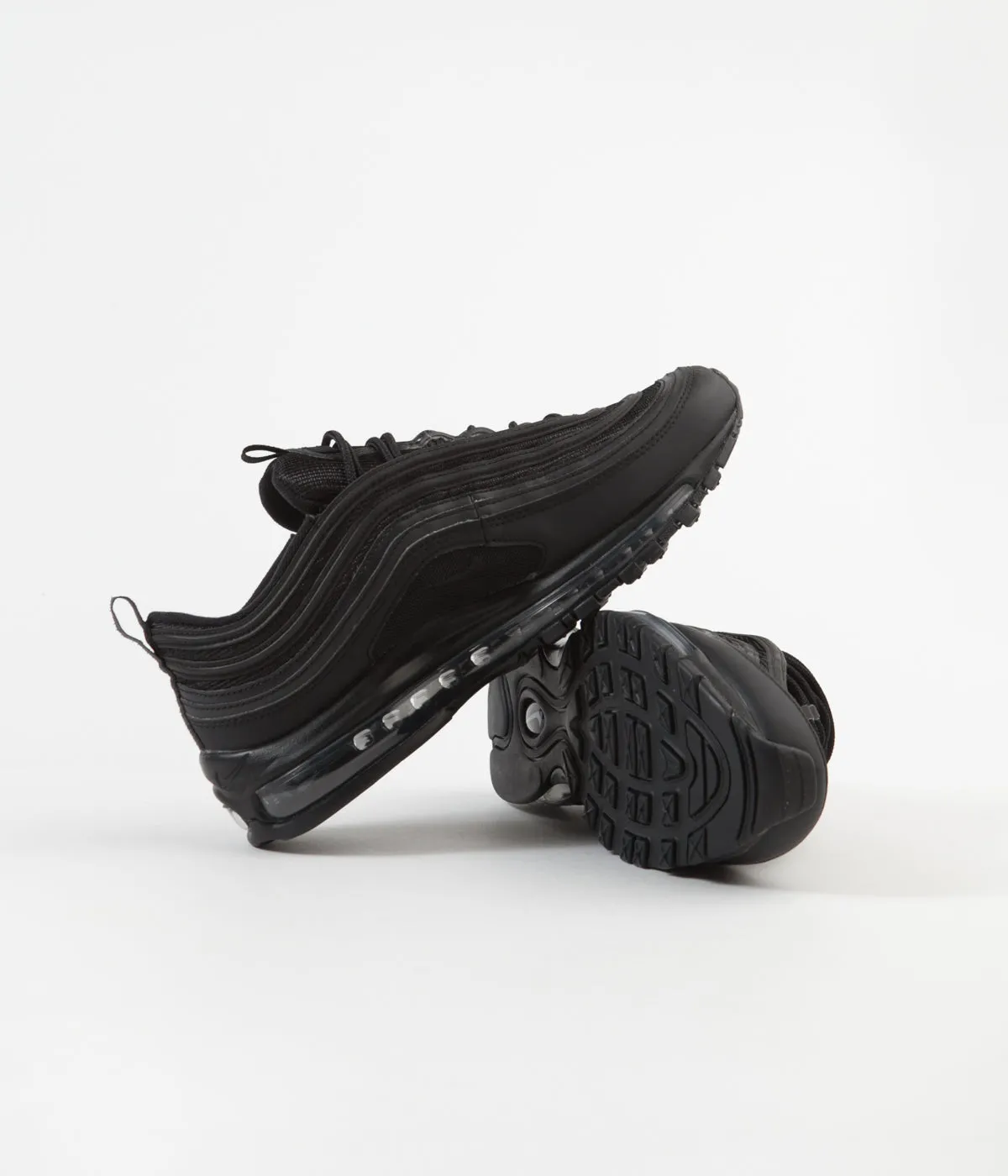 Nike Air Max 97 Shoes - Black / Black - White