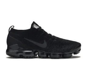 Nike Air VaporMax Flyknit 3 ‘Triple Black’ Unfading Sneaker