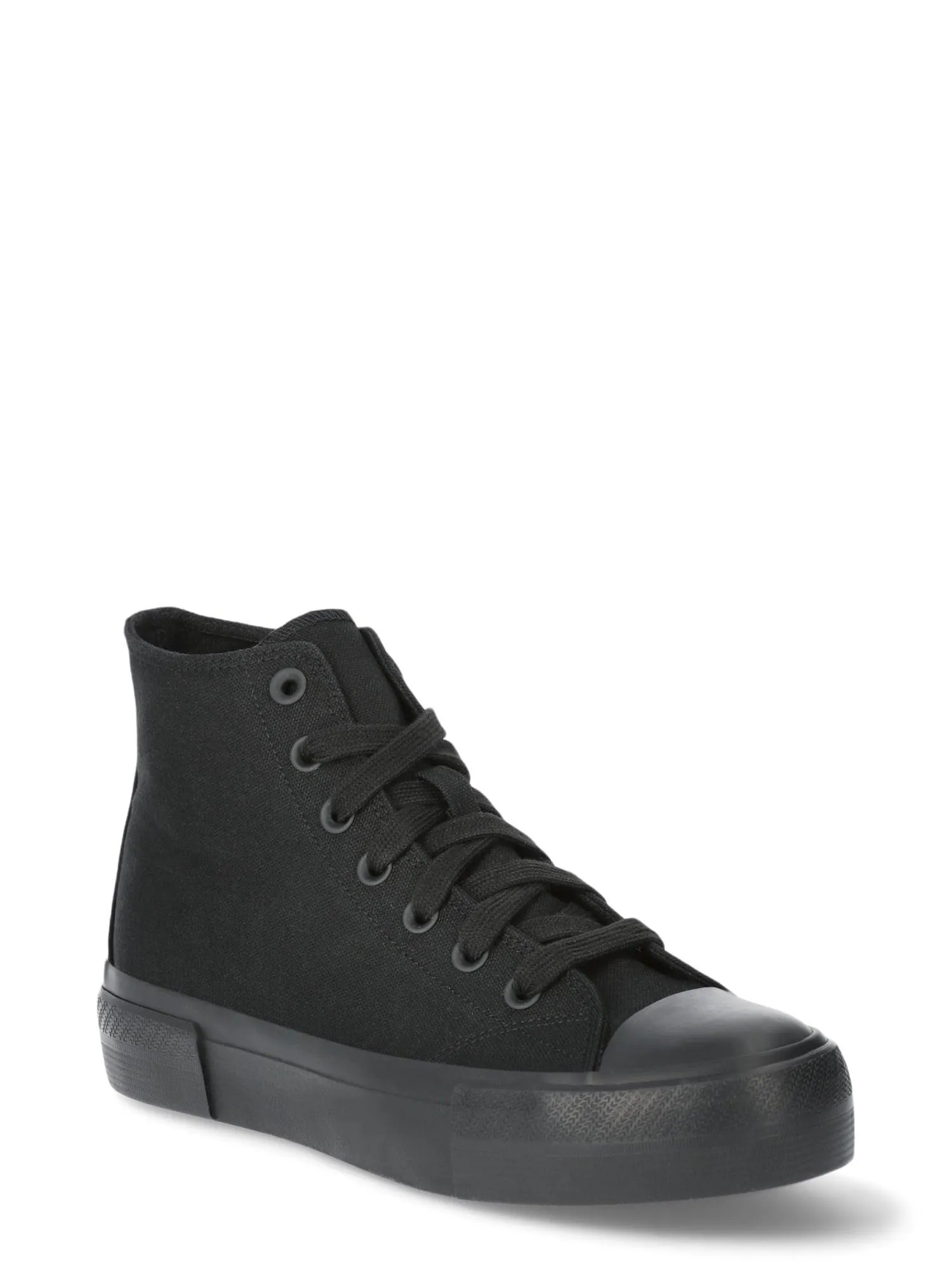 No Boundaries Platform Lace Up High Top Sneakers, Women’s