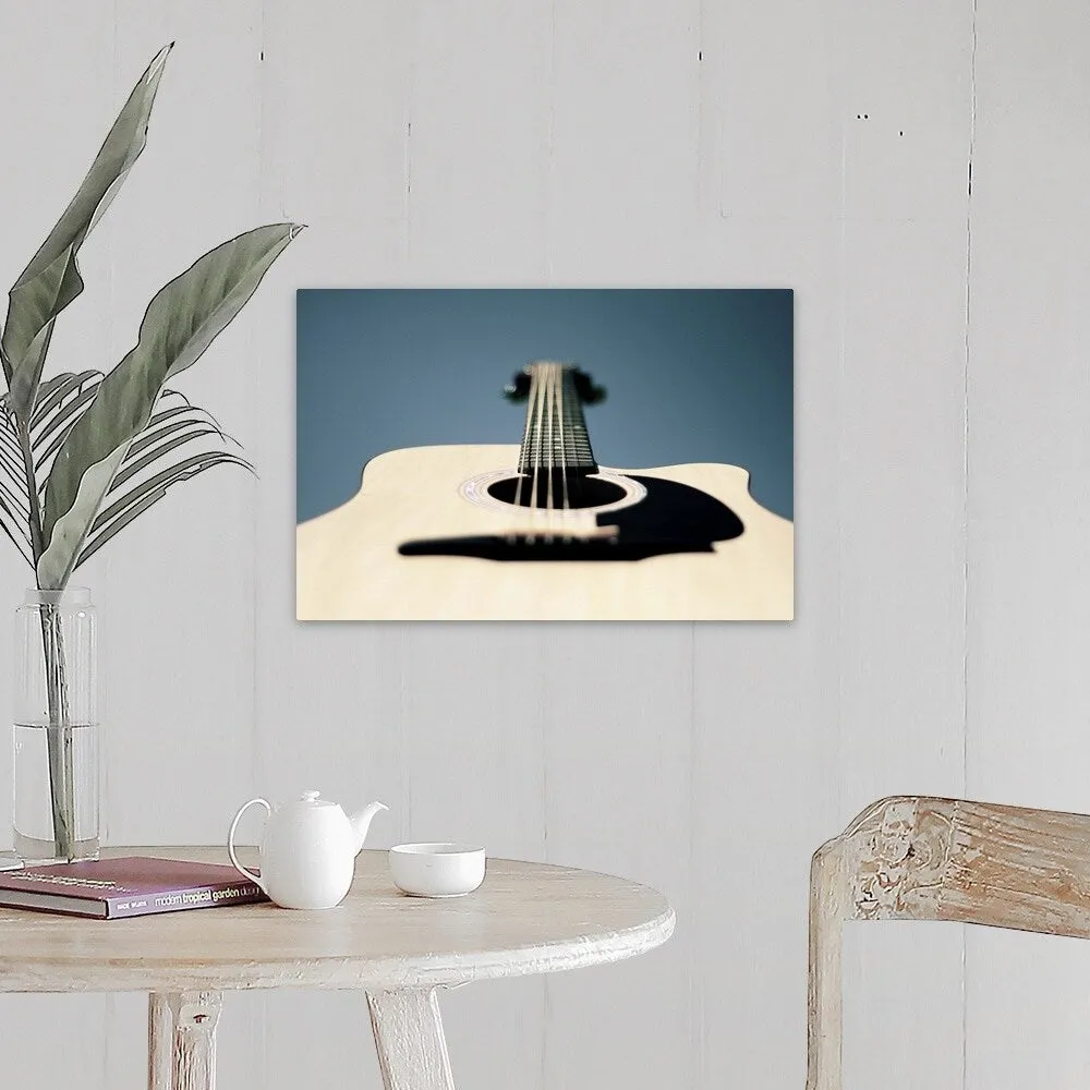 "Close up of cello head" Canvas Wall Art