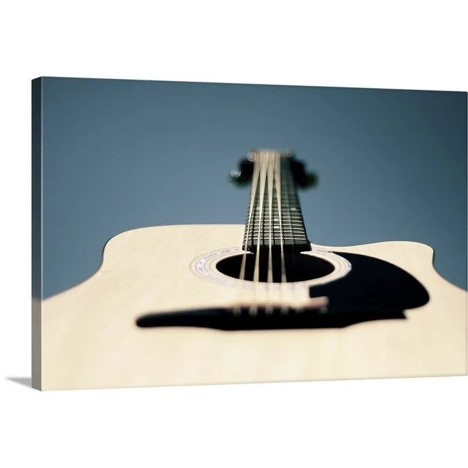 "Close up of cello head" Canvas Wall Art