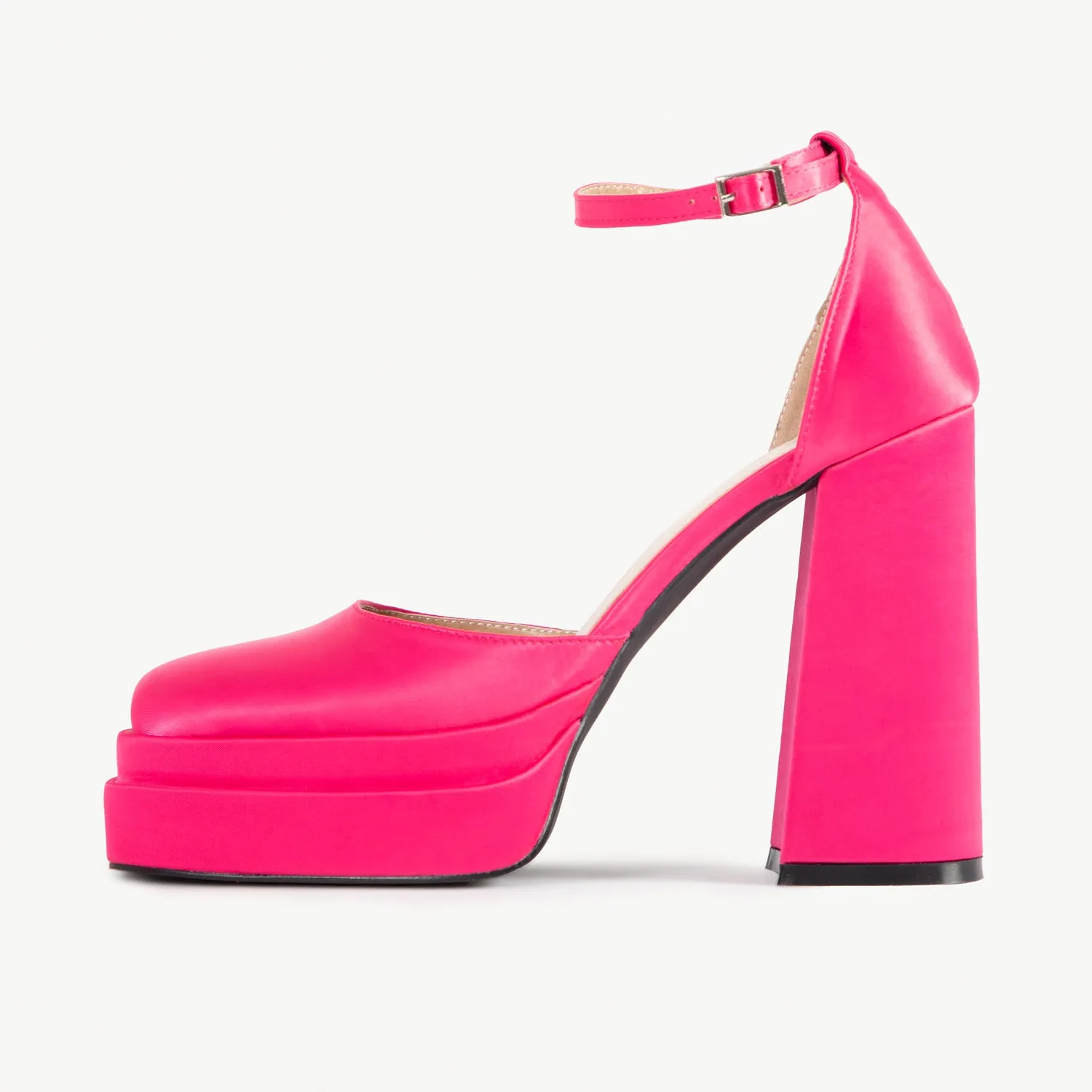 RAID Aamira Platform Heel in Pink