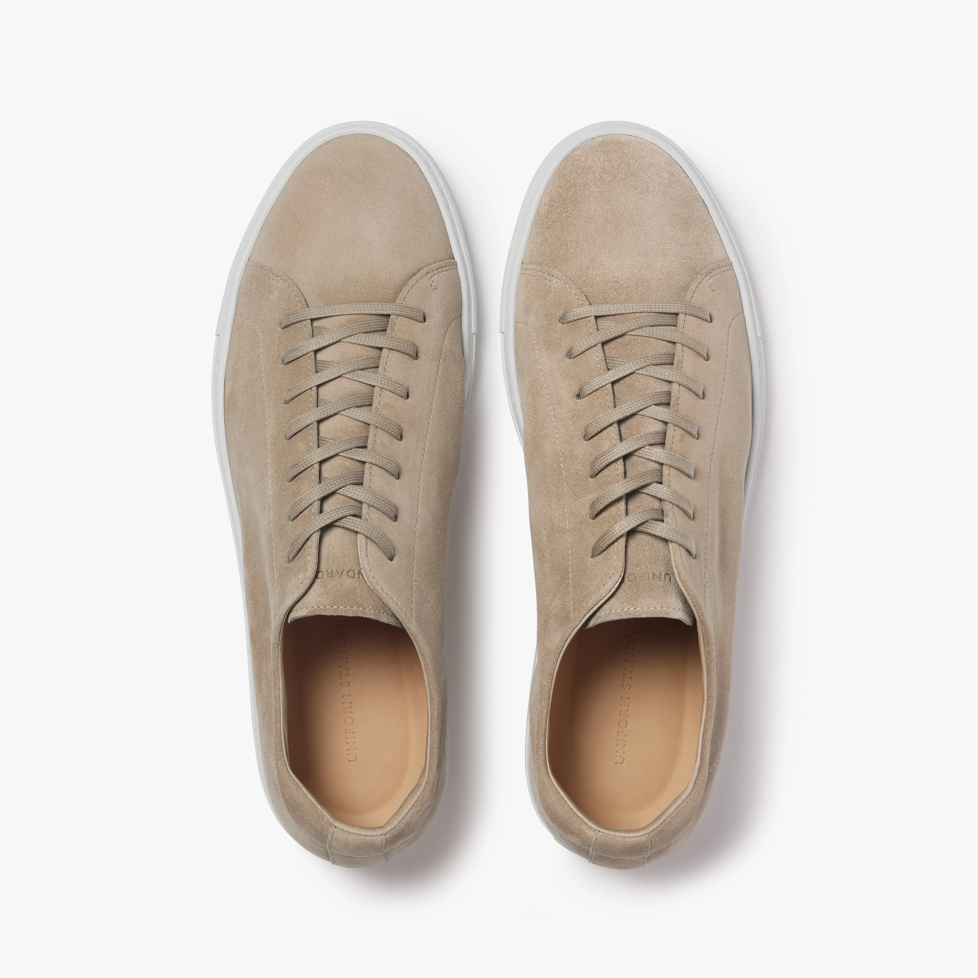 Relaxed Sneaker Sand Suede Mens