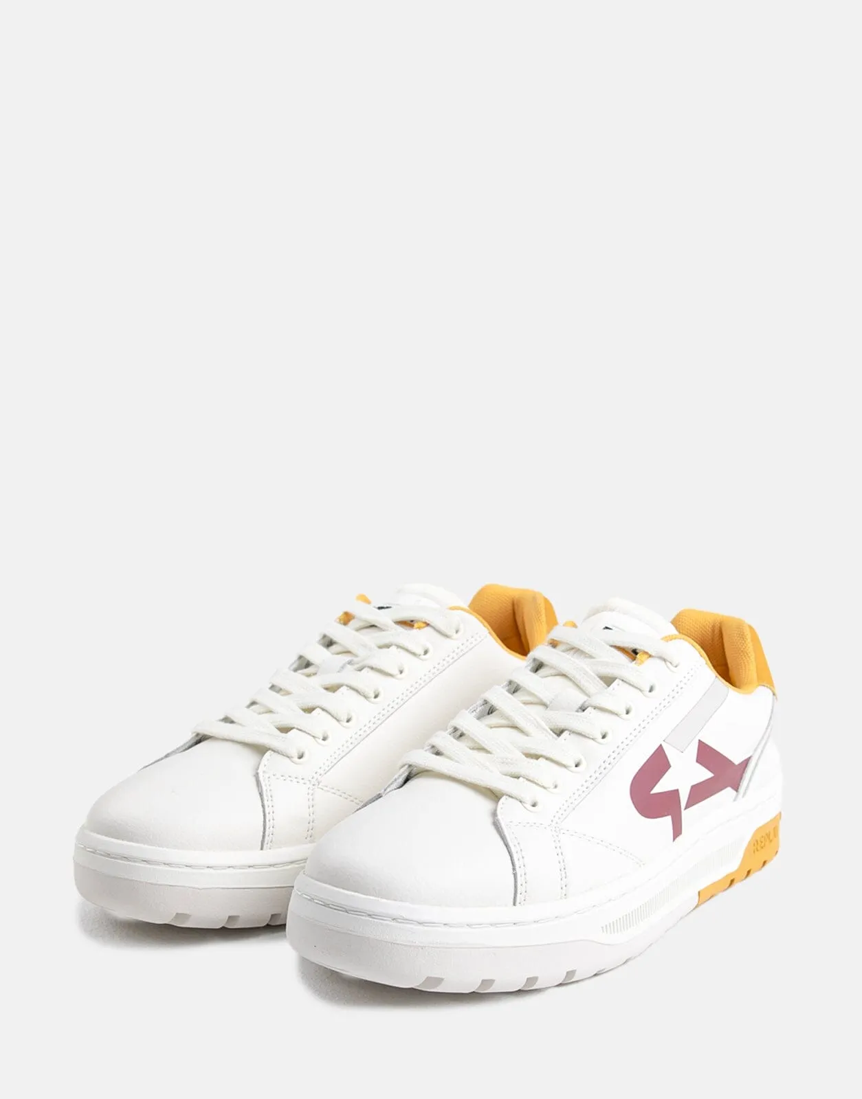 Replay Gemini Star Off-White Sneakers