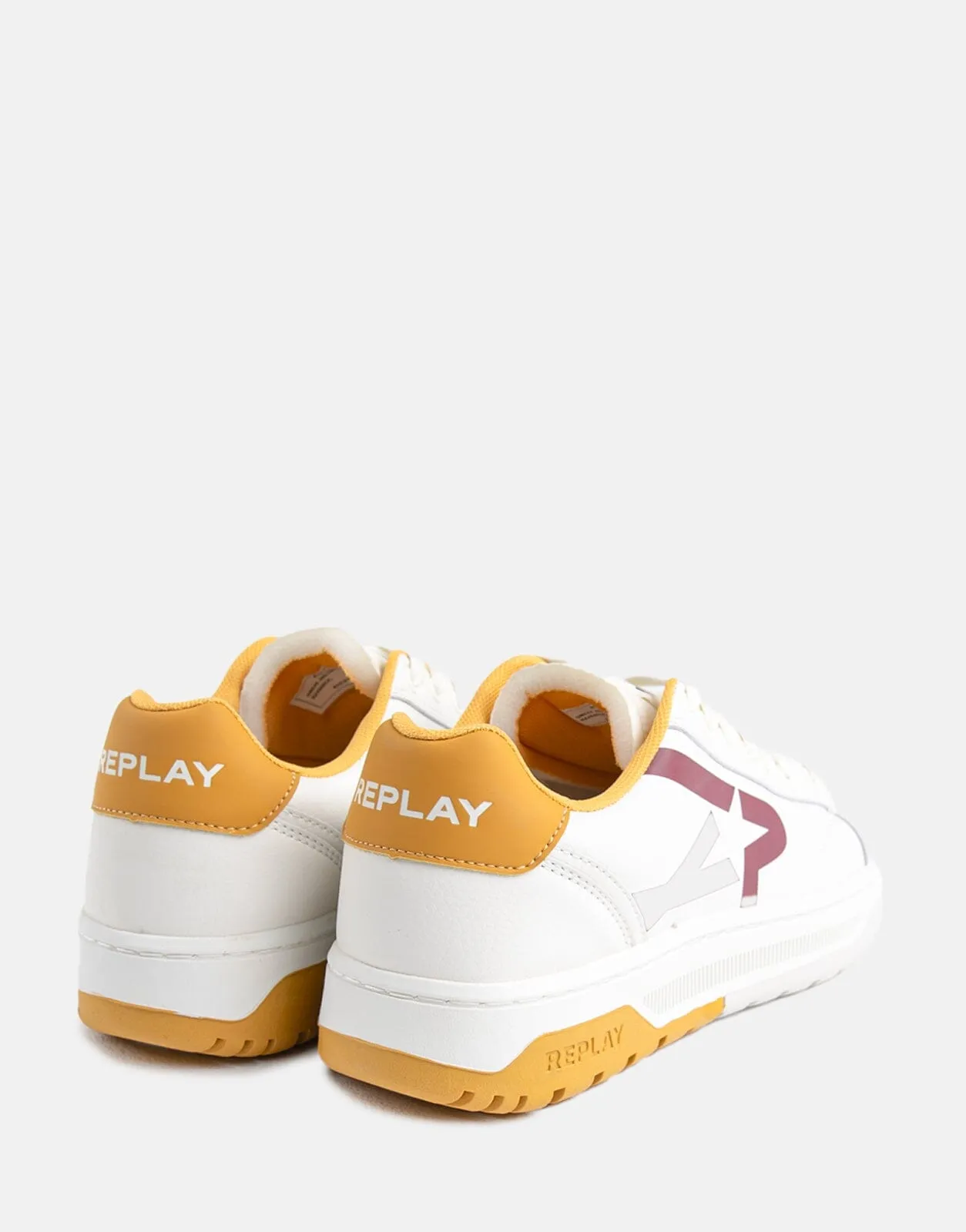 Replay Gemini Star Off-White Sneakers