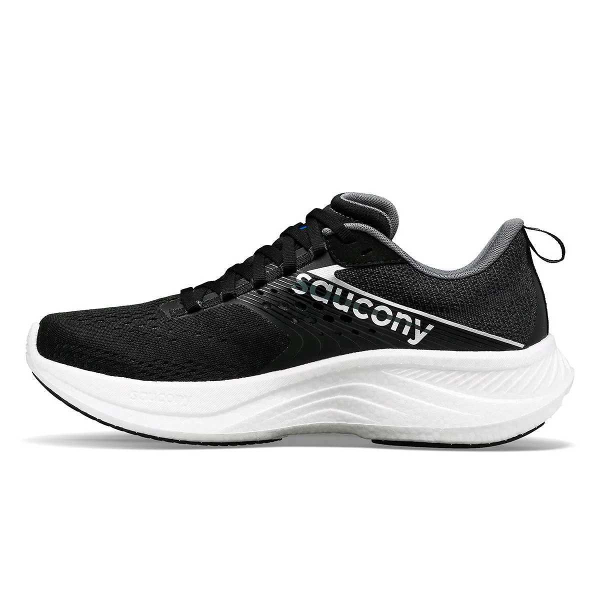 Saucony Ride 17 Mens | Black/white