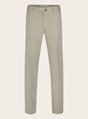 Slim-fit chino van katoen