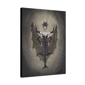 Spider Lady Stretched Canvas Print, Wrapped Wall Art with Hardware 0.75" depth