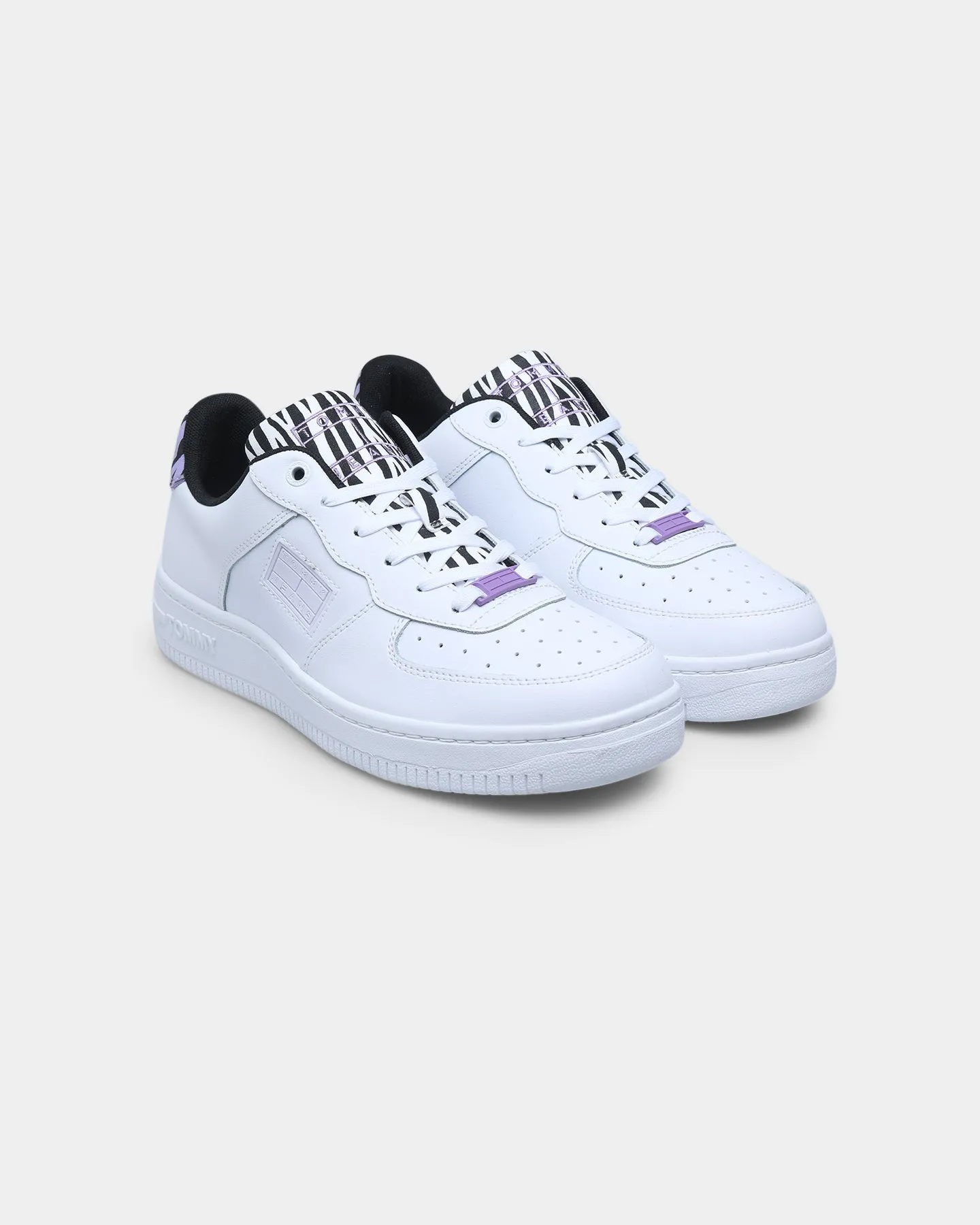 Tommy Jeans Women's Basket Animal Cupsole White