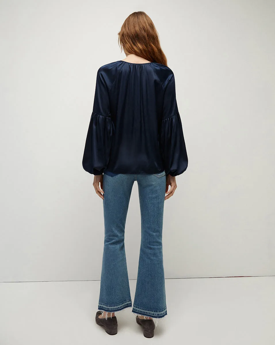 Valentin Stretch-Silk Top