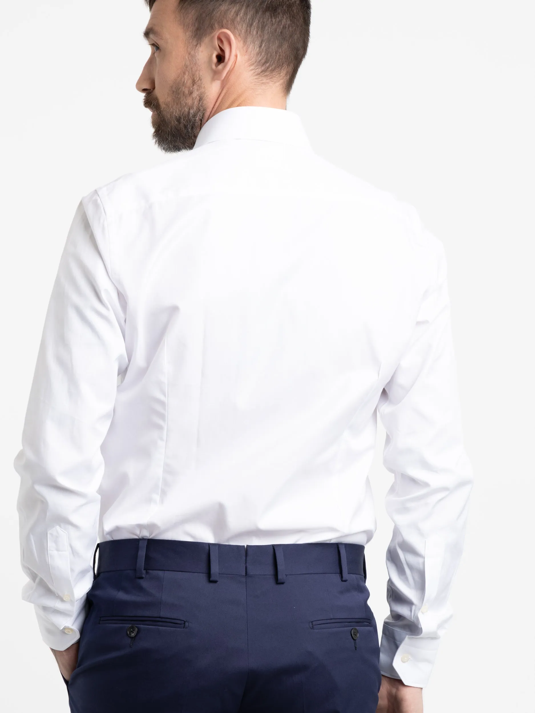 White Slim Fit Dress Shirt