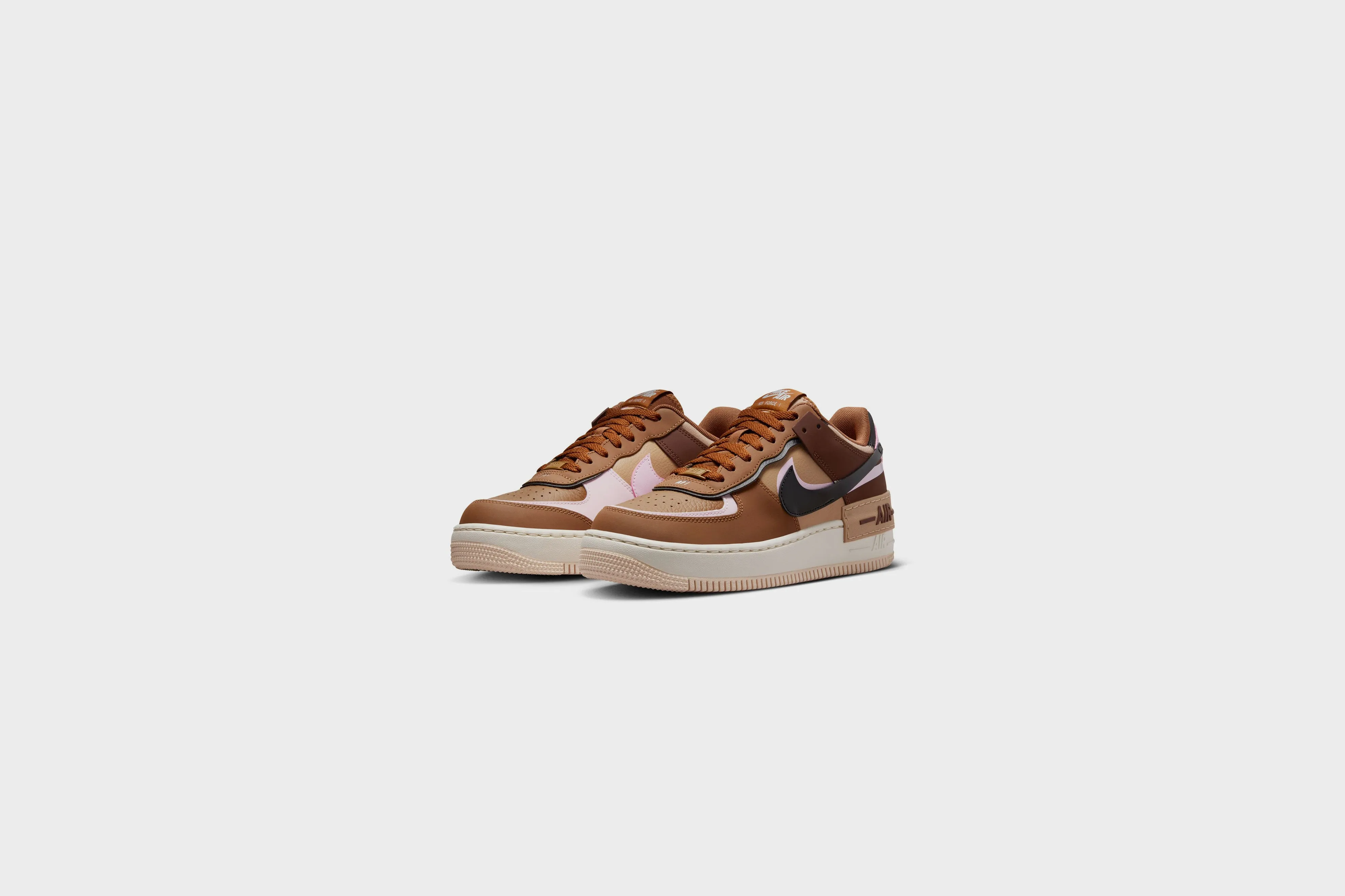 WMNS Nike AF1 Shadow (Lt British Tan/Black)