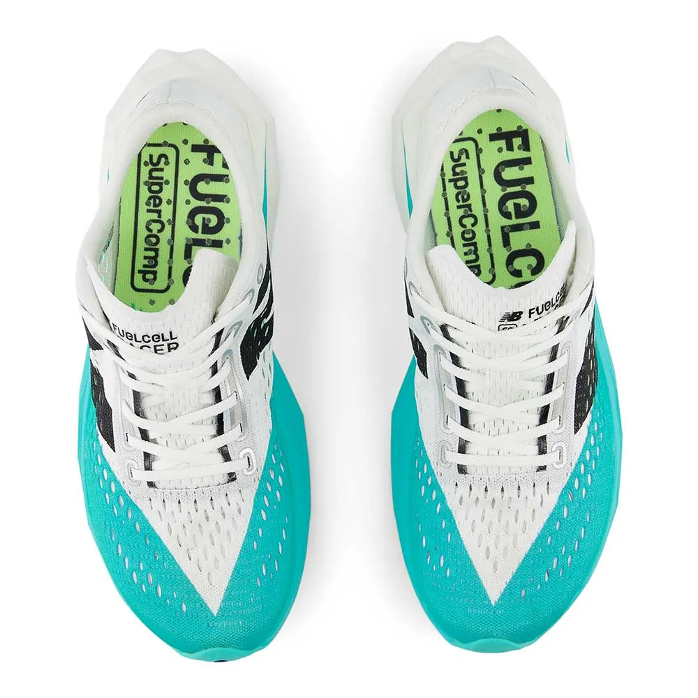 Women's FuelCell SuperComp Pacer v2 Running Shoe - White/Cyber Jade - Regular (B)