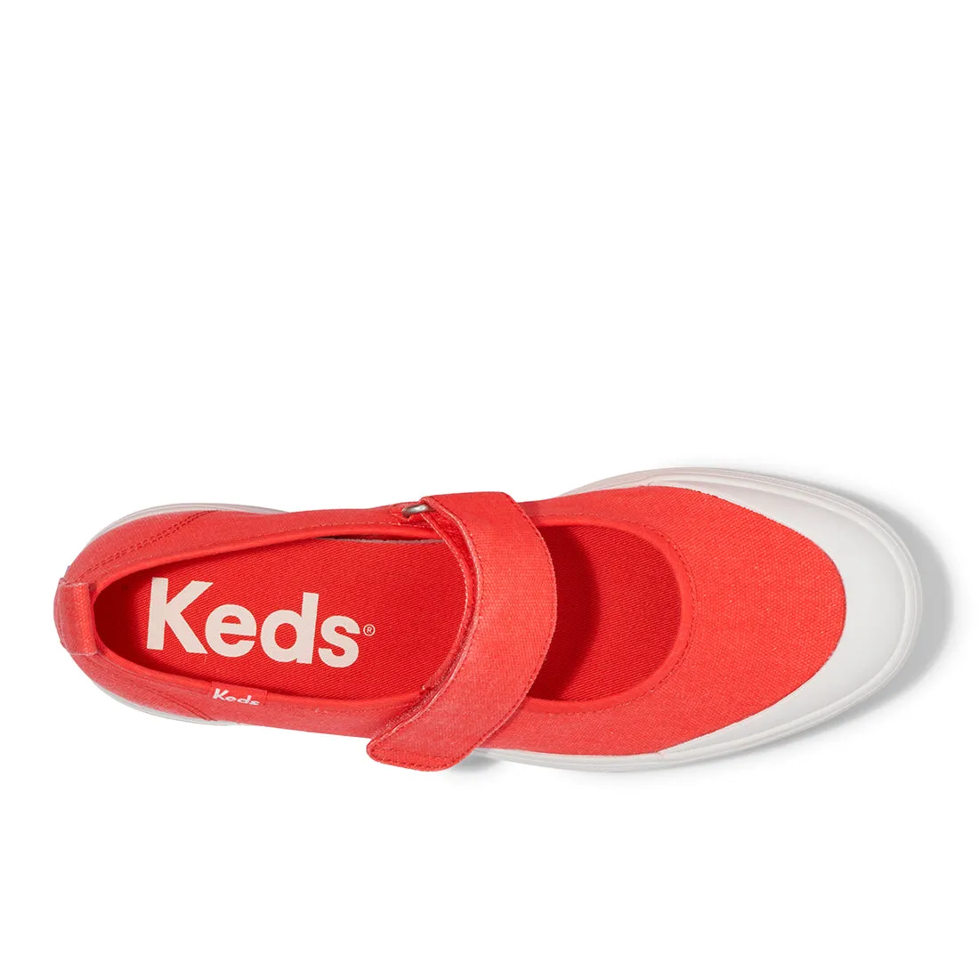 Women's  Keds Mary Jane Canvas Red  (WF68129)