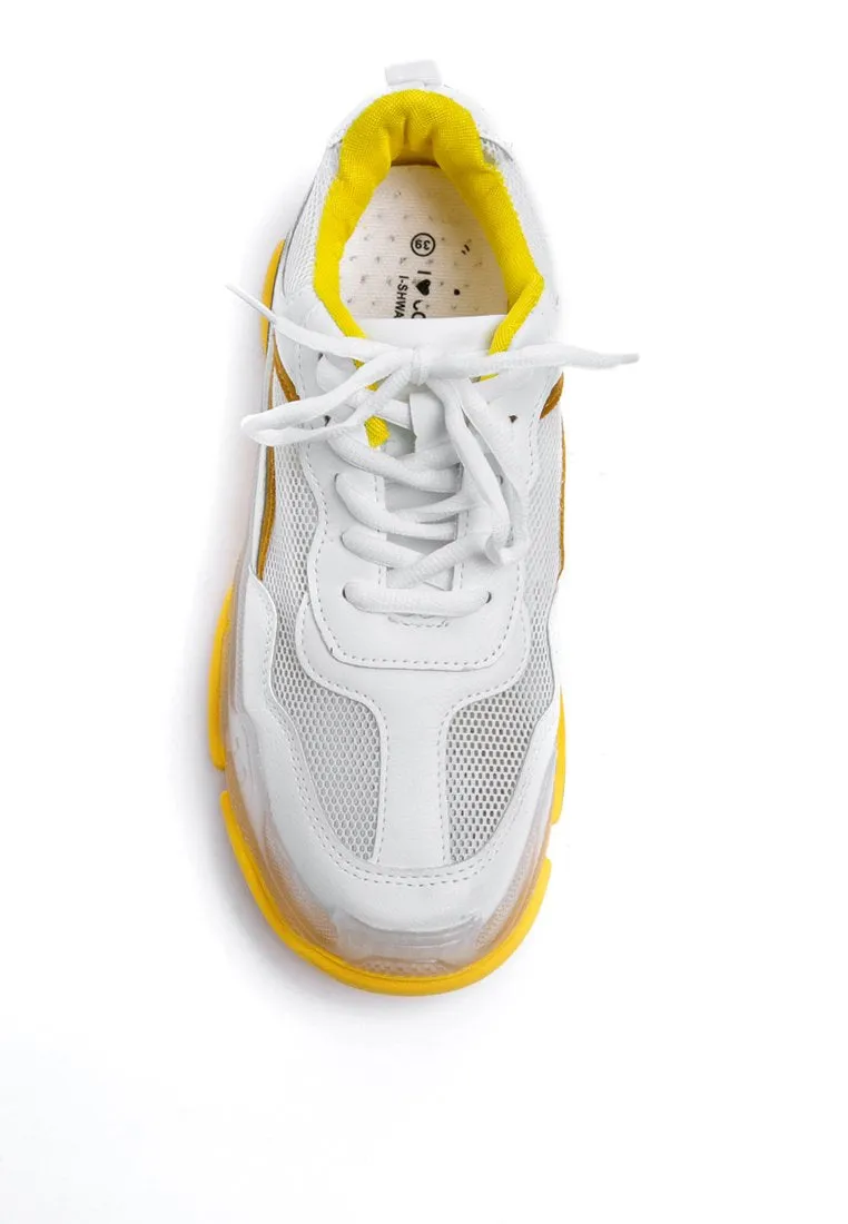 Yellow Sporty Shoes