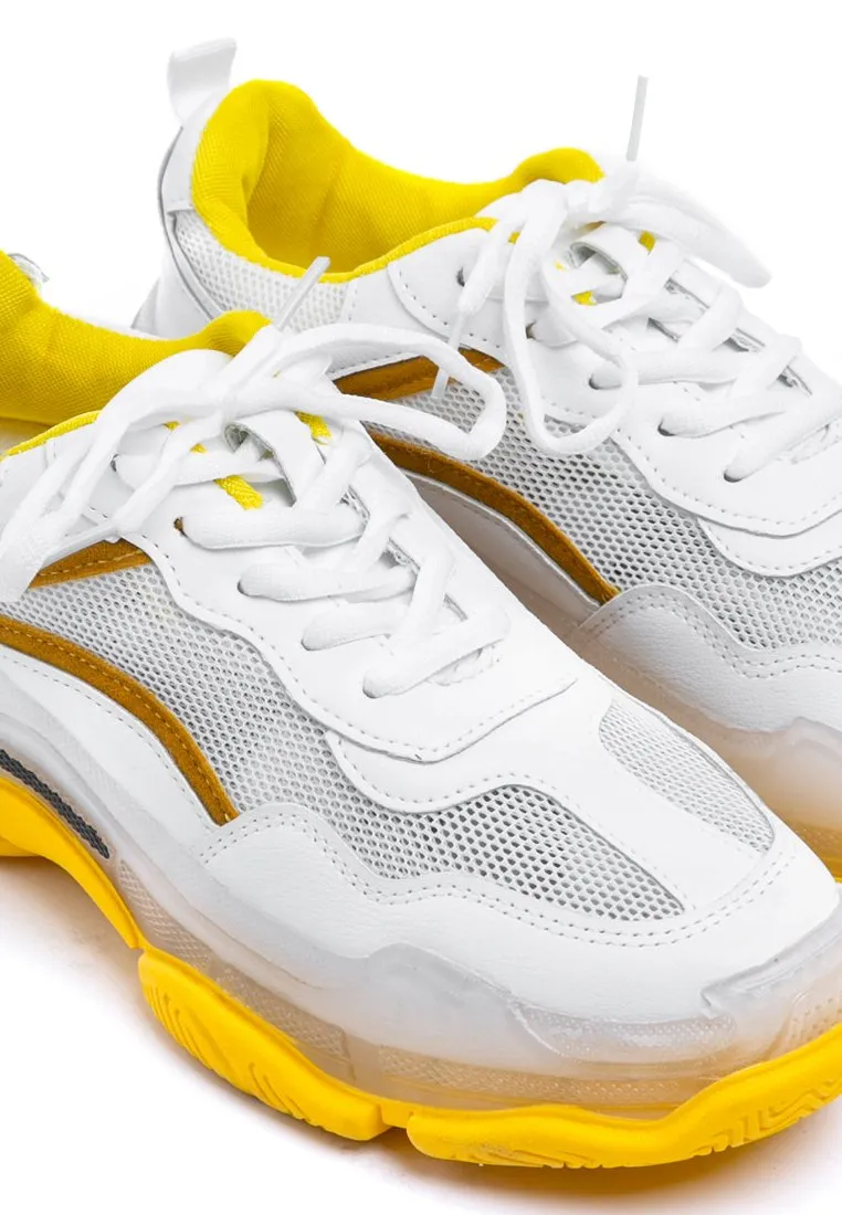 Yellow Sporty Shoes